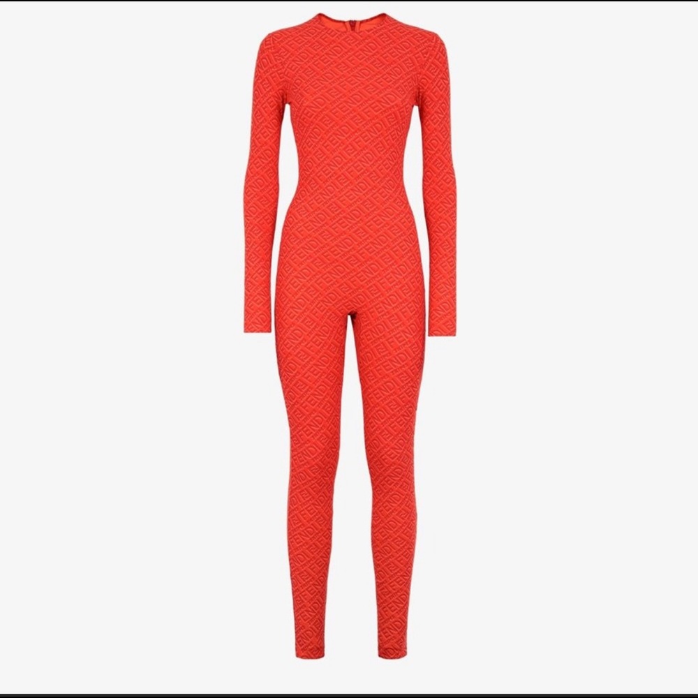 FENDI SKIMS CREW NECK ONESIE